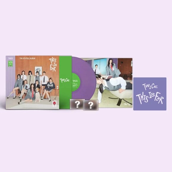 New & Sealed TWICE “This is For” Fourth Full Album in Plumberry Vinyl Exclusive - Picture 1 of 4